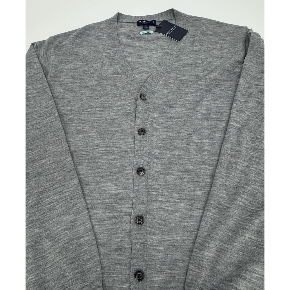 NWT Peter Millar Crown Crafted Wool Excursionist Flex Cardigan Sweater XL‎ $348
